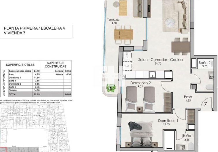 Obra Nueva - Apartamento  - Santa Pola - Estacion de autobuses