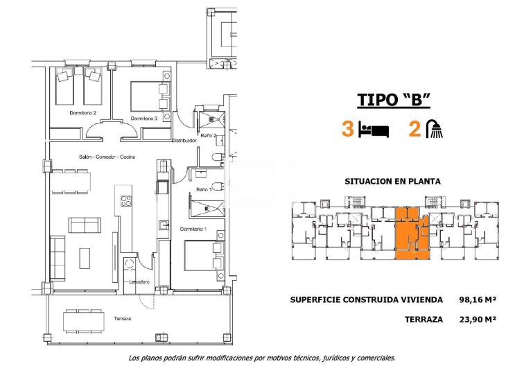 Nieuwbouw - Appartement - San Miguel de Salinas - Pueblo