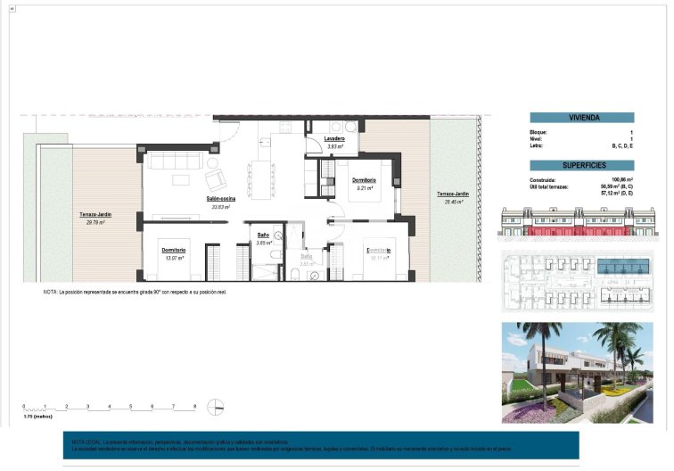 Nieuwbouw - Bungalow op de begane grond - Los Alcázares - Serena Golf