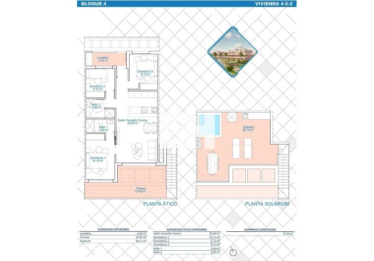 Obra Nueva - Atico - Pilar de la Horadada - Lo Monte