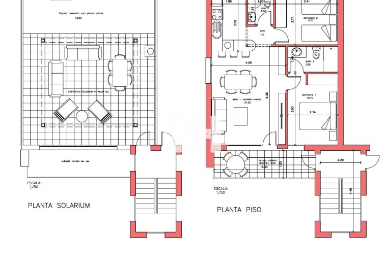 Obra Nueva - Bungalow en planta alta - Fuente Álamo - La Pinilla