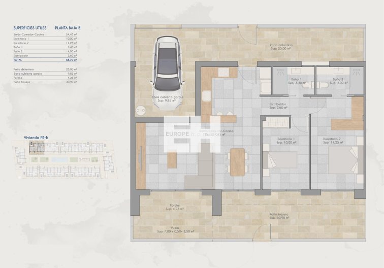 Obra Nueva - Bungalow en planta baja - Torre Pacheco - Torrepacheco