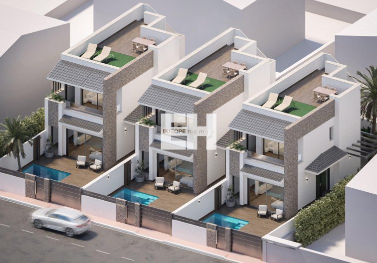 Nieuwbouw - villa - San Pedro del Pinatar - Pueblo