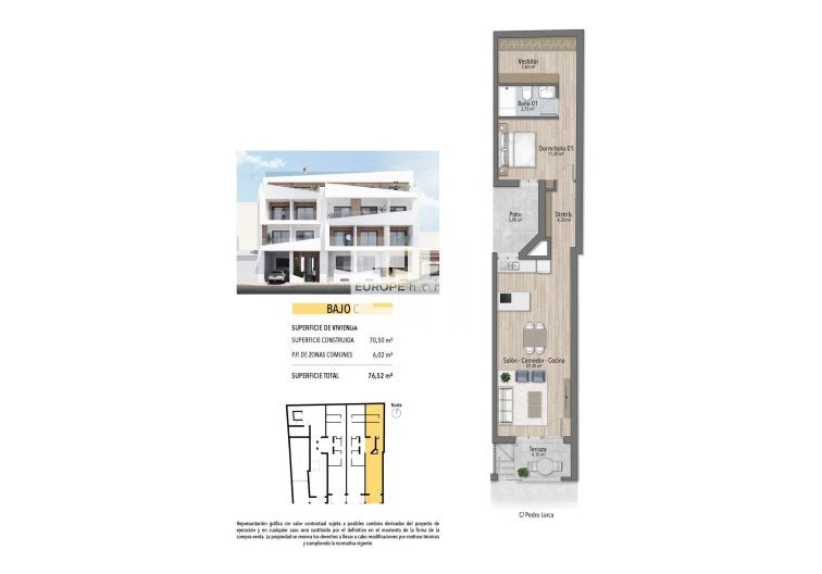 Obra Nueva - Ground floor apartment - Torrevieja - Playa de El Cura
