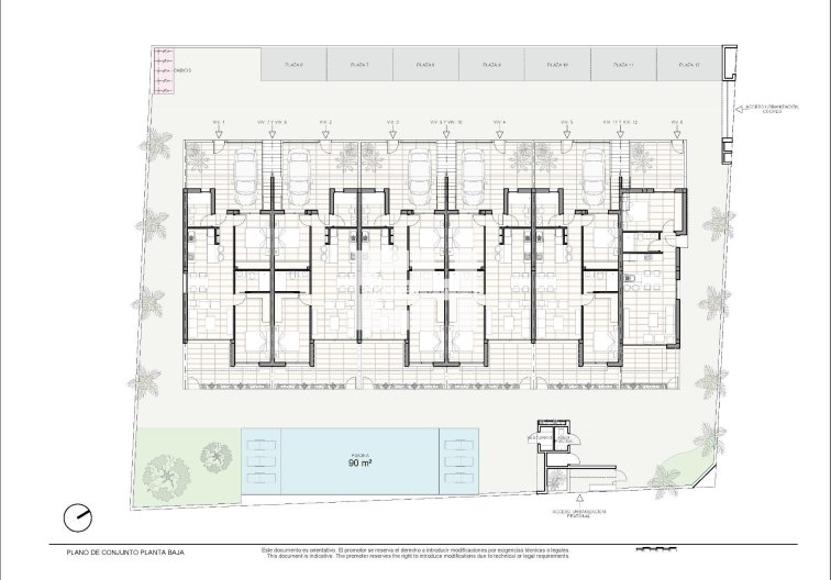 Obra Nueva - Bungalow en planta baja - Pilar de la Horadada - pueblo