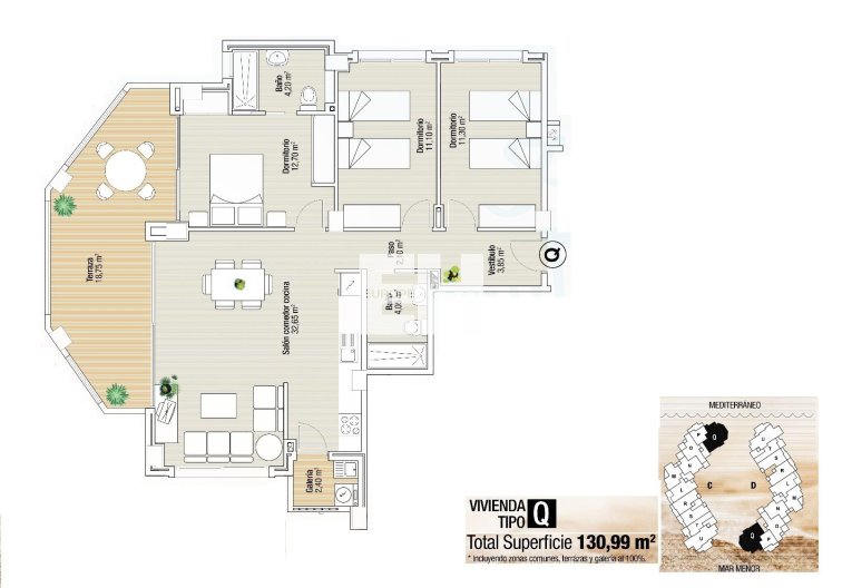 Obra Nueva - Apartamento  - La Manga del Mar Menor - La Manga