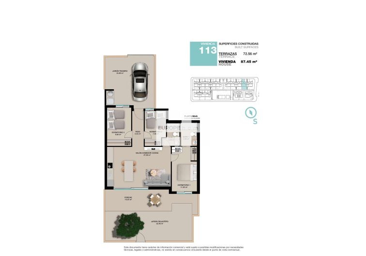 Construction Neuve - Bungalow au rez-de-chaussée - Pilar de la Horadada - Torre de la Horadada